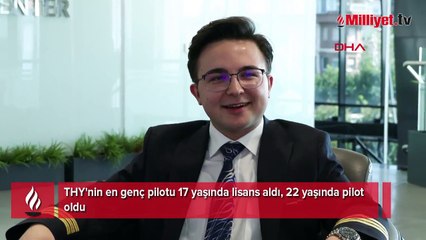THY'nin en genç pilotu! "Çok gurur verici"