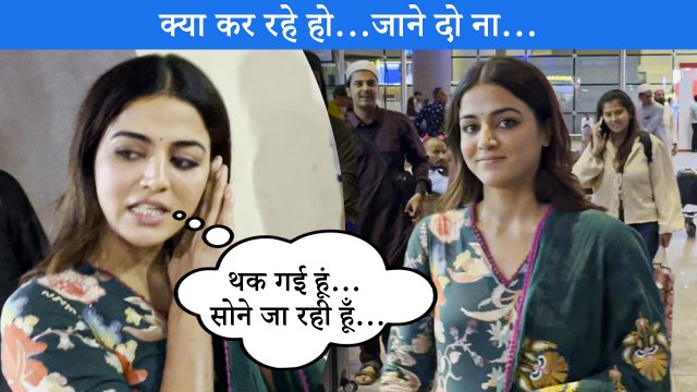 Bhool Chuk Maaf Actress Wamiqa Gabbi का एअरपोर्ट पर कैजुअल लुक, पैप्स के साथ जमकर मस्ती