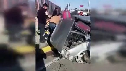 Kars’ta trafik kazası: 1 ölü 5 yaralı