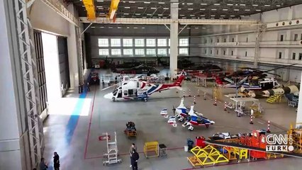 ÇELİK KANAT GÖKBEY CNN TÜRK'TE | Yerli ve milli helikopterin hangarından görüntüler!