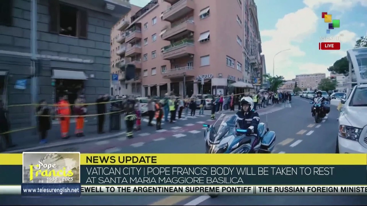 Pope Francis’ body taken to rest at Santa Maria Maggiore