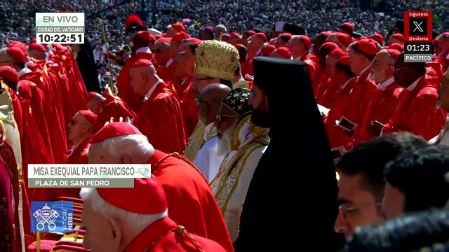 Dan Misa exequial del Papa Francisco con féretro del Papa Francisco