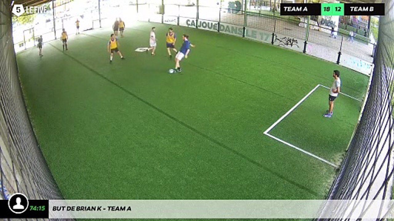 But de Brian K - Team A