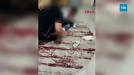 Fatih'te bakıcının bebeğe uyguladığı şiddet kamerada