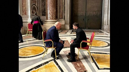 Trump y Zelenski se reúnen al margen del funeral del papa en Roma