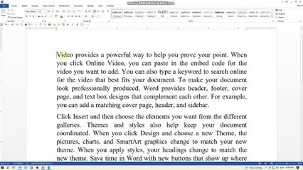 Change text case in Microsoft Word