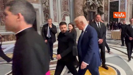 Lo storico incontro di Trump e Zelensky in Vaticano ai funerali di Papa Francesco