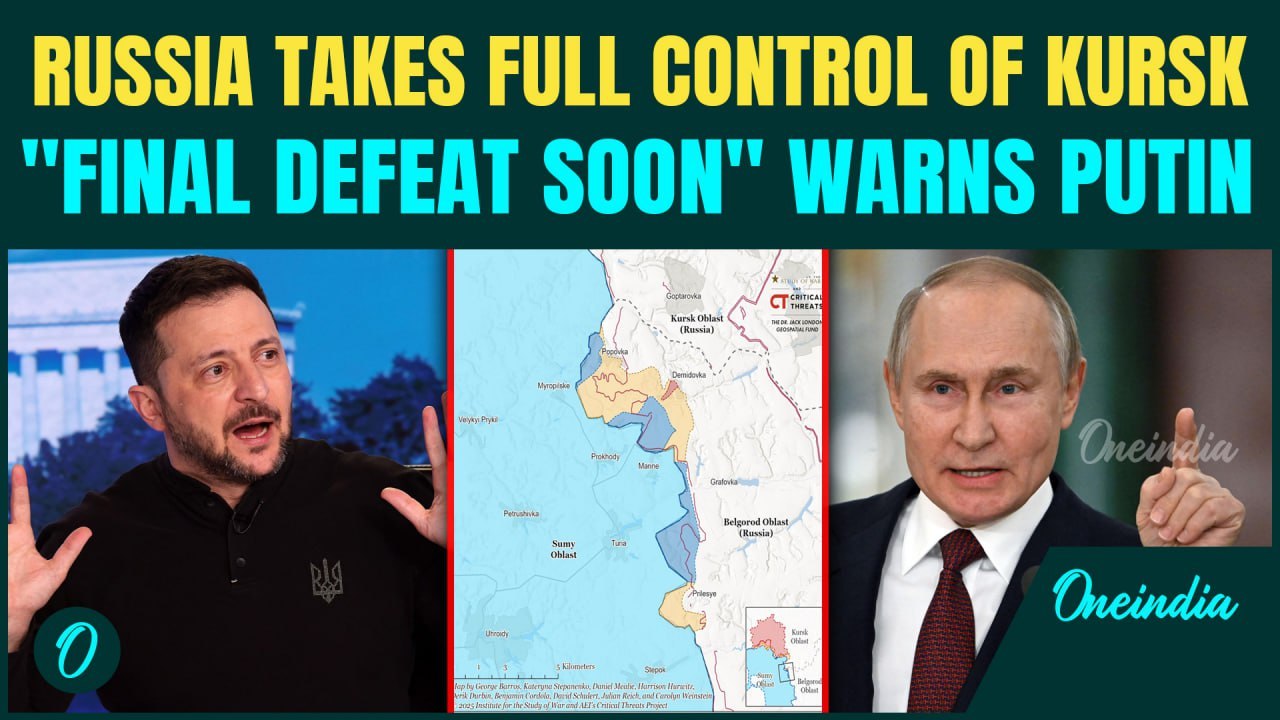Russia Takes FULL Control Of Kursk, "Neo-Nazi Forces Defeated" Putin Praises Military Forces Victory