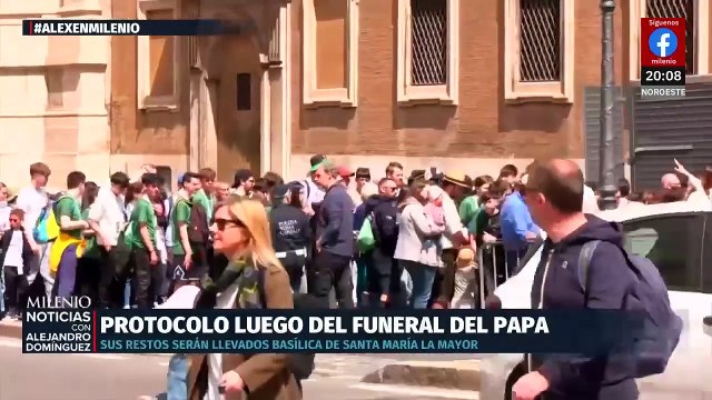 El último viaje del papa Francisco, desde la Basílica de San Pedro hasta la Basílica de Santa María