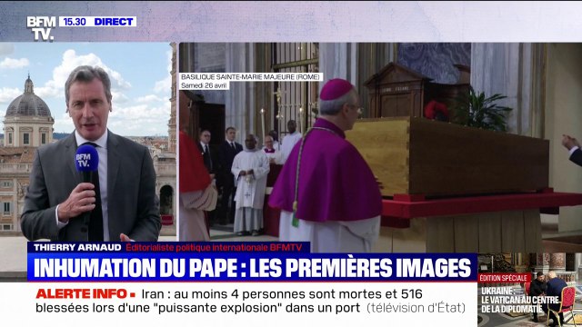 Obsèques du pape François: les premières images de l'inhumation du cercueil du souverain pontife dans la basilique Sainte-Marie-Majeure