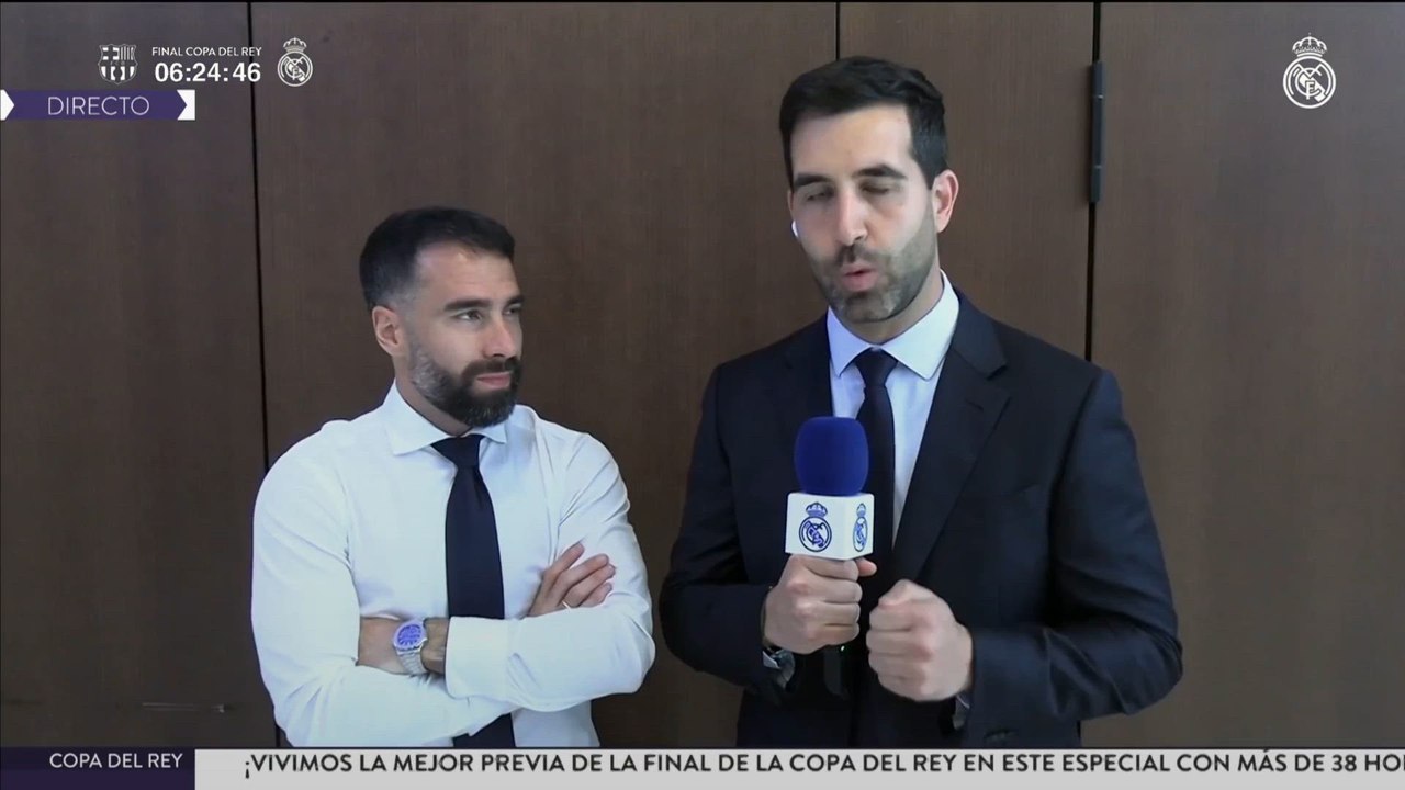DANI CARVAJAL toma la PALABRA antes del REAL MADRID - FC BARCELONA de la FINAL de la COPA DEL REY
