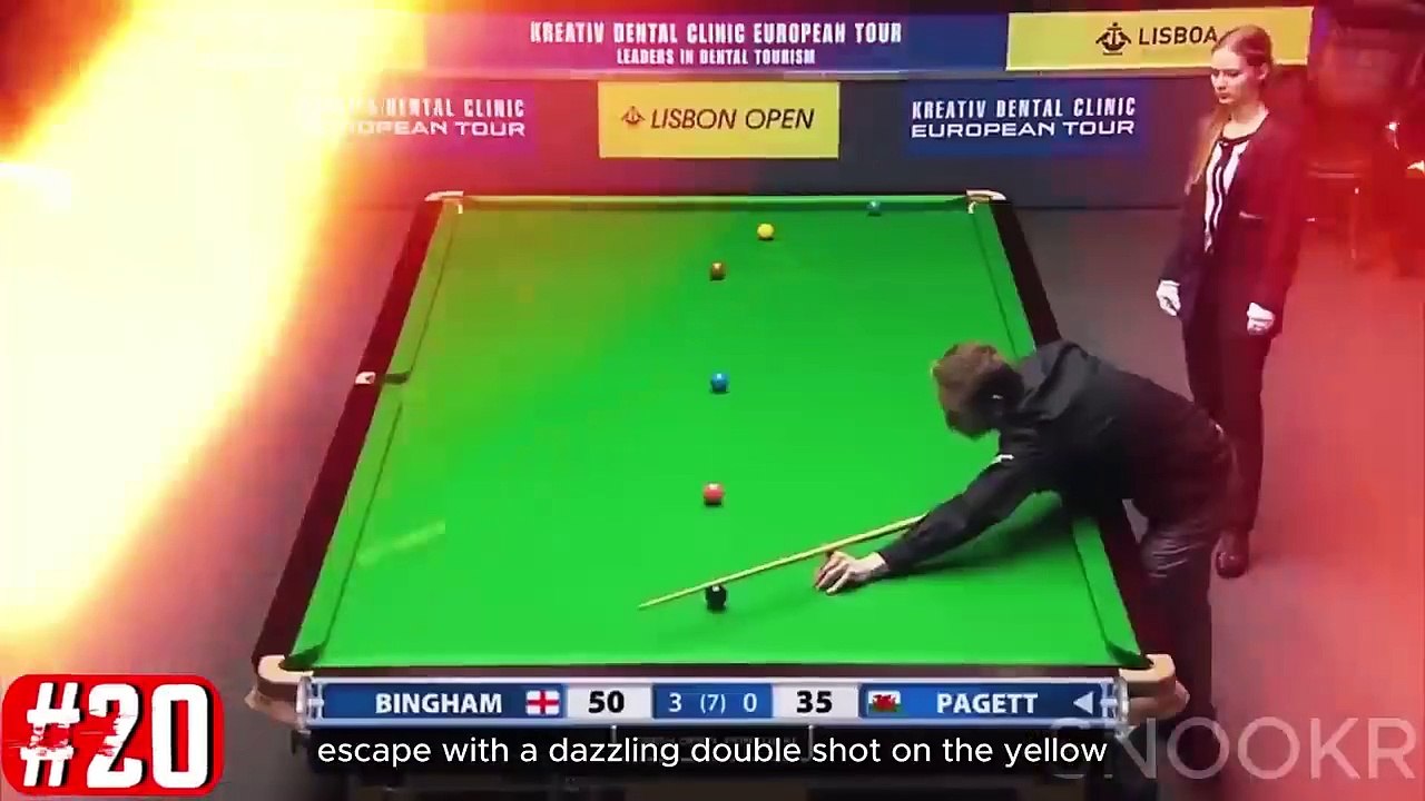 LUCKIEST SNOOKER MOMENTS
