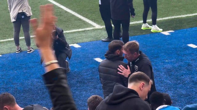 'Awkward' - Fabian Hurzeler and Graham Potter share handshake before Brighton v West Ham