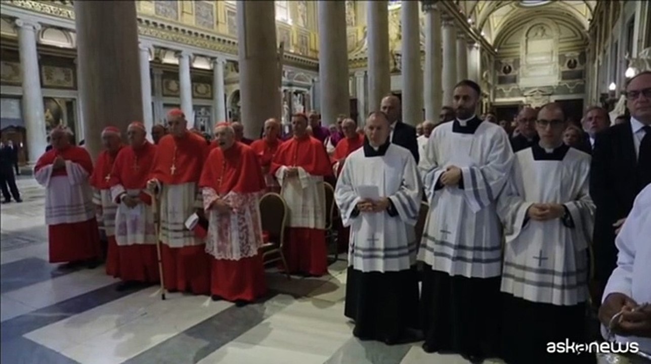 La tumulazione della bara di Papa Francesco a Santa Maria Maggiore
