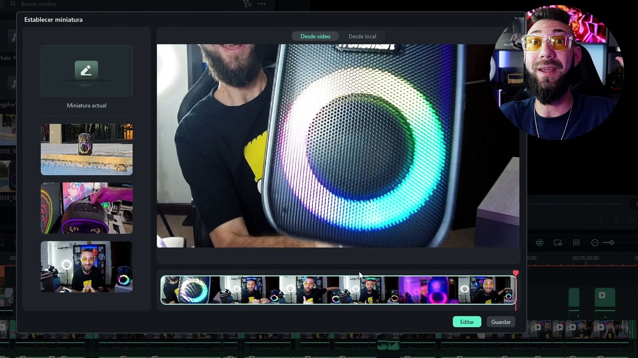 ✅ Como HACER tus MINIATURAS con IA en SEGUNDOS | Curso Curso #filmora13 #3