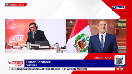 Canciller Schialer sobre Papa Francisco: "Fue un ser humano humilde que quiso al más pobre y al más débil"