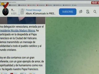 Delegación venezolana enviada por el presidente Maduro participó en la despedida al papa Francisco