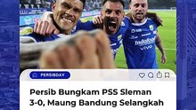 Persib Bungkam PSS Sleman 3-0, Maung Bandung Selangkah Lagi Back to Back Angkat Trofi Juara Liga 1