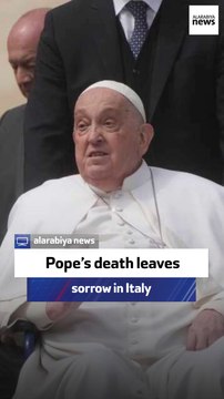 Italian MP: Pope’s death leaves sorrow in Italy