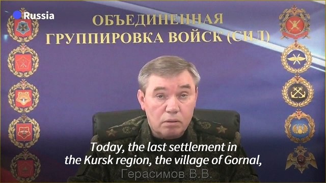 Russia says retook Kursk from Ukraine with North Korean help