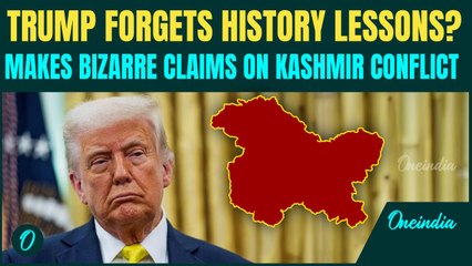 Trump makes nonsensical comment on Kashmir conflict. Was he high or just plain stupid?