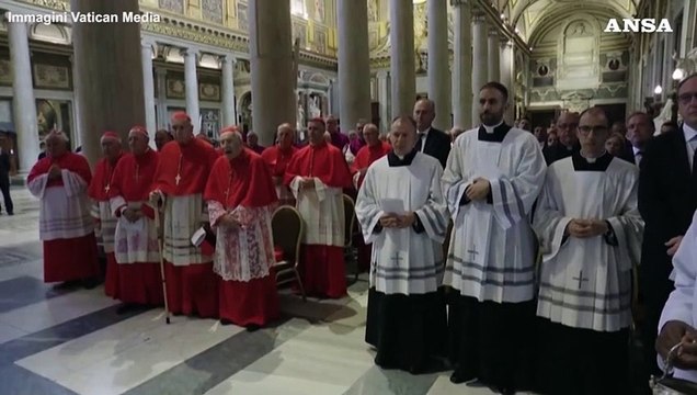 Funerali Papa Francesco, la tumulazione a Santa Maria Maggiore