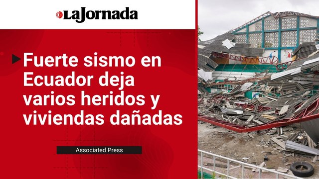 Sismo de 6.3 en Ecuador deja varios heridos y viviendas dañadas