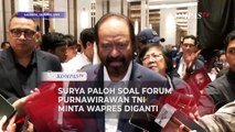 Respons Surya Paloh Soal Forum Purnawirawan TNI Desak Wapres Gibran Diganti