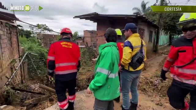 Ya son 32 viviendas afectadas y 7 evacuadas tras la emergencia por lluvias en San Antonio de Prado