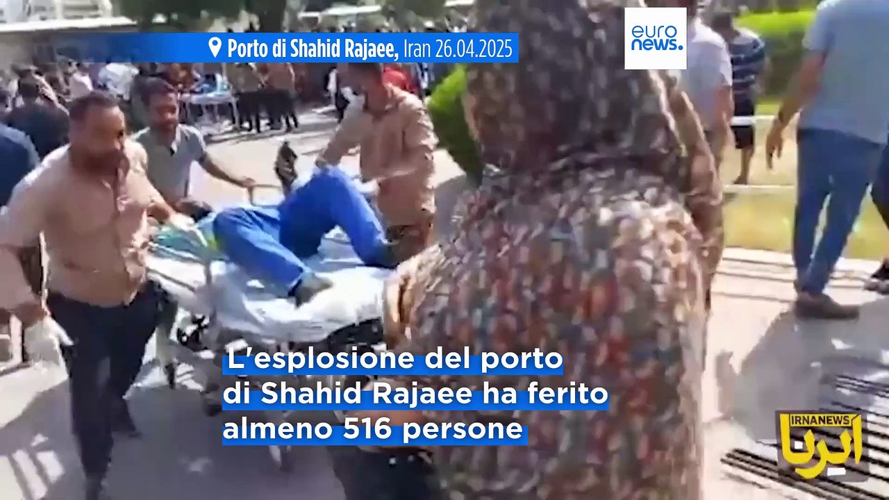 Forte esplosione nel porto iraniano di Shahid Rajaee: oltre 500 feriti