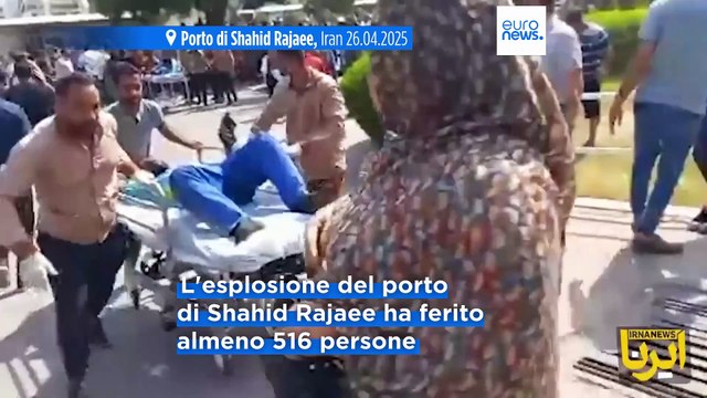 Forte esplosione nel porto iraniano di Shahid Rajaee: oltre 500 feriti