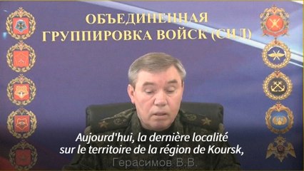 L'armée russe affirme avoir entièrement "libéré" la région russe de Koursk