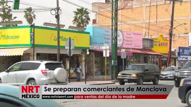 Se preparan comerciantes de Monclova para ventas del día de la madre