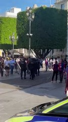 Los antidisturbios de la Policía Nacional, listos para actuar en la previa de Copa