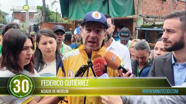 Estamos en emergencia invernal, ojo con las quebradas' Fico Gutiérrez coordina ayuda tras inundaciones en San Antonio de Prado