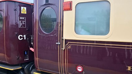 The Northern Belle train stops off at Walsall.