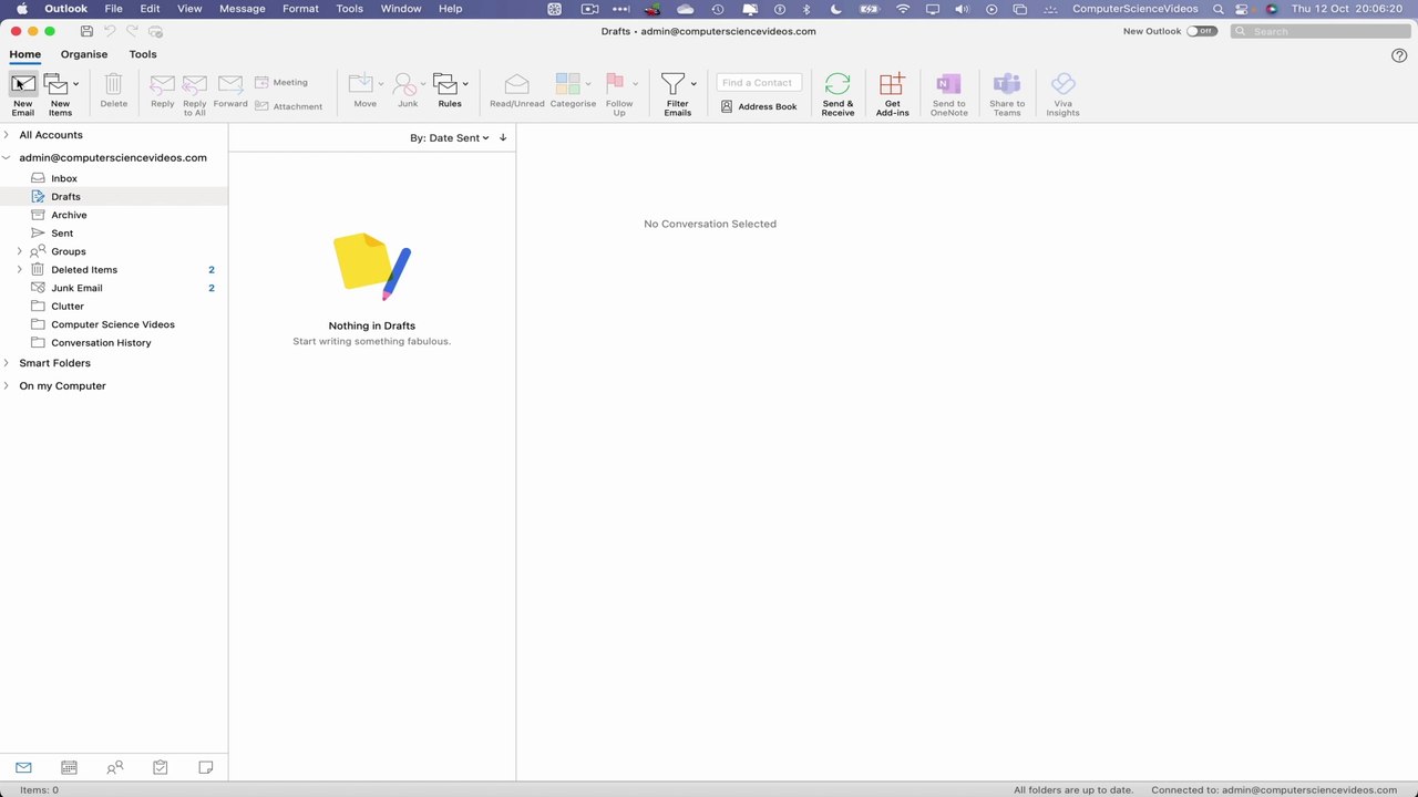 How to ATTACH a 4K Video to Your Email On Microsoft Outlook Using a Mac Computer - Basic Tutorial