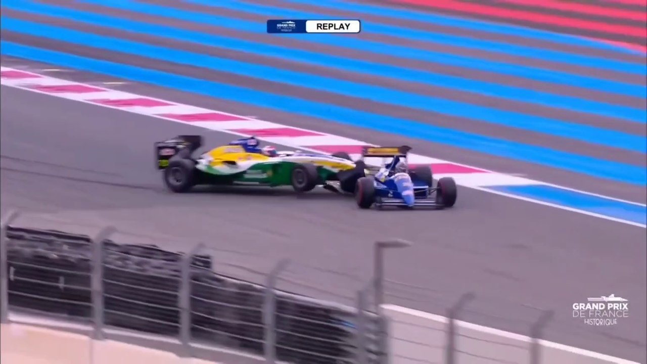 GP F1 Historique 2025 Day 1 Superleague Formula and Rial Collision