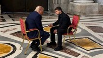 Zelenski y Trump se reunieron en el Vaticano, justo antes del funeral del papa Francisco