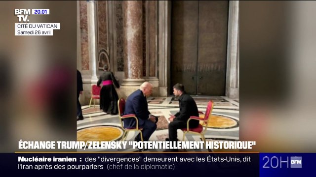 Les présidents Trump, Zelensky, Macron et le Premier ministre britannique Starmer ont pu échanger sur l'Ukraine en marge des funérailles du pape