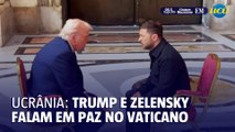 Trump e Zelensky se reúnem durante funeral do papa Francisco