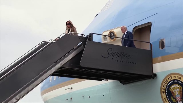 Trump and Melania Kiss Goodbye After Returning From Pope’s Funeral