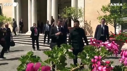 Roma, bilaterale Zelensky-Macron dopo i funerali del Papa