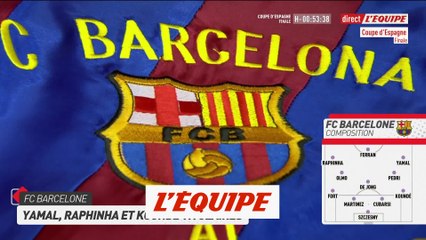 Avec Ferran et Olmo contre le Real - Foot - Coupe du Roi - Barça