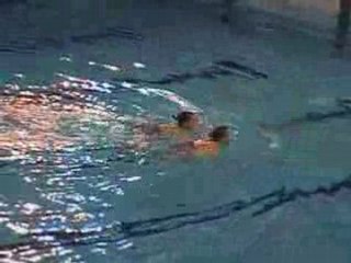 Championnat d'Europe Juniors 2008 Duo pre-swimmer Angers