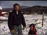 Sesame Street - Meet Jed the Dog goes Cattle and Cows in the Farm at Snow Winter Field (2001) (HQ)