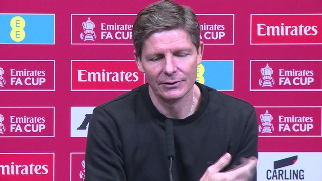 Crystal Palace manager Oliver Glasner reflects on their 3-0 FA Cup semi-final win over Aston Villa.