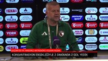 Volkan Kazak: Konsantrasyon eksiğiyle 2 dakikada 2 gol yedik