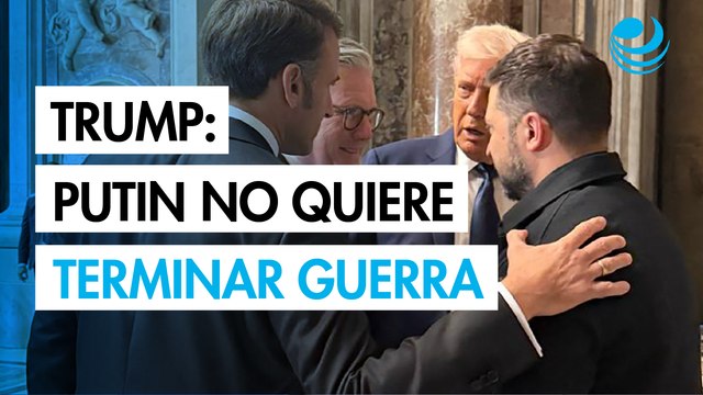 Trump afirma que quizá Putin no quiere terminar la guerra en Ucrania