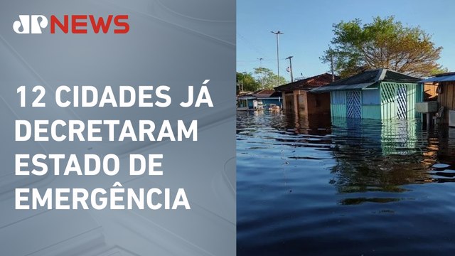 Cheia do Rio Amazonas afeta mais de 118 mil pessoas